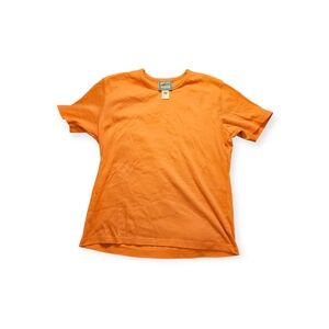 Pendelton Orange Coral Crew Neck T-Shirt Size Large